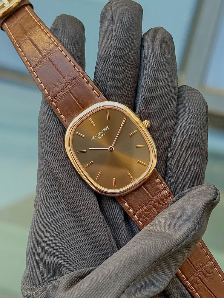 Patek Philippe Golden Elipse Brown Dial